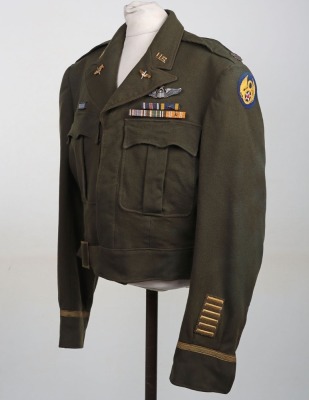 WW2 American 8th Air Force Officers &lsquo;Ike&rsquo; Jacket, Attributed to Fighter Pilot &lsquo;Ace&rsquo; Lt Col Kenneth W Gallup, 350th Fighter Squadron, 353rd Fighter Group - 10