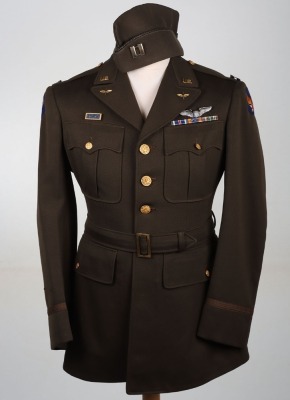 American B-17 Pilots Uniform and Paperwork Archive of Captain Gerald T Smith DFC, 332nd Bomber Squadron of 94th Bomb Group US 8th Air Force - 2