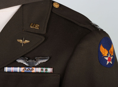 American B-17 Pilots Uniform and Paperwork Archive of Captain Gerald T Smith DFC, 332nd Bomber Squadron of 94th Bomb Group US 8th Air Force - 4