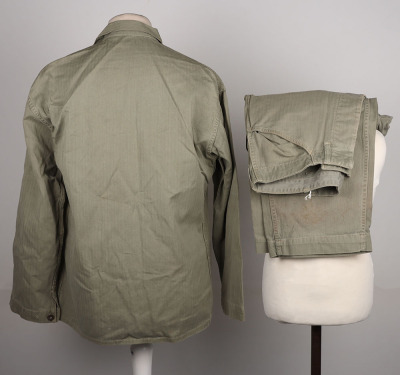 WW2 USMC P41 HBT Jacket and Trousers Original - 2