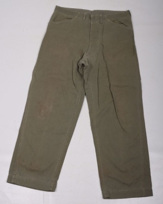 WW2 USMC P41 HBT Jacket and Trousers Original - 9