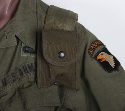 US 101st Airborne Vietnam War Uniform and Equipment Museum Display Mannequin - 2