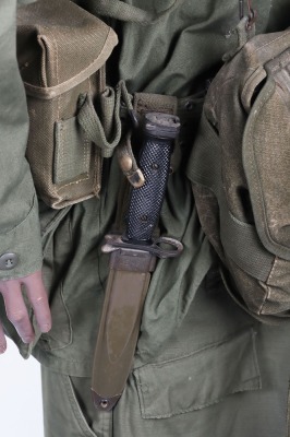 US 101st Airborne Vietnam War Uniform and Equipment Museum Display Mannequin - 12