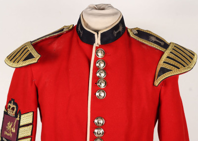 EIIR Welsh Guards Regimental Sergeant Majors Dress Tunic - 2