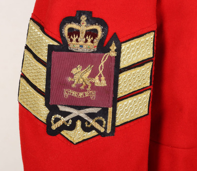 EIIR Welsh Guards Regimental Sergeant Majors Dress Tunic - 5