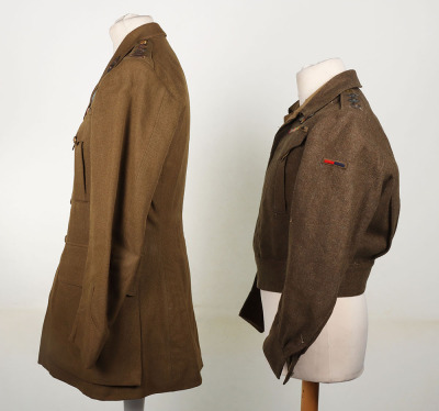 WW2 British Service Dress & Battle Dress Uniform Pair of Captain C F H Shepherd Royal Artillery / Glider Pilot - 3