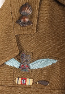 WW2 British Service Dress & Battle Dress Uniform Pair of Captain C F H Shepherd Royal Artillery / Glider Pilot - 11