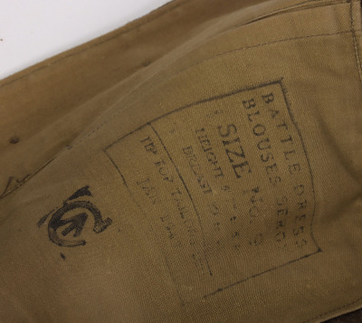 WW2 British Service Dress & Battle Dress Uniform Pair of Captain C F H Shepherd Royal Artillery / Glider Pilot - 15