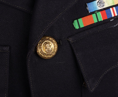 Royal Marines Officers Dress Uniform of Major P H B Wall, Awarded the Military Cross in 1945 for Gallantry with the 48th Royal Marine Commando, Part of the 4th Commando Brigade - 11