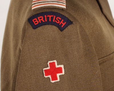 WW2 British Red Cross Society Officers Service Dress Tunic - 5