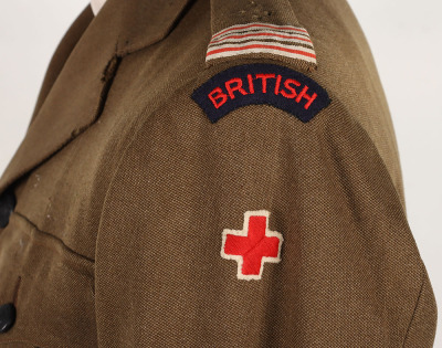 WW2 British Red Cross Society Officers Service Dress Tunic - 8