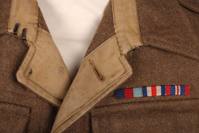 WW2 Welch Regiment South East Asia Command Battle Dress Blouse - 6