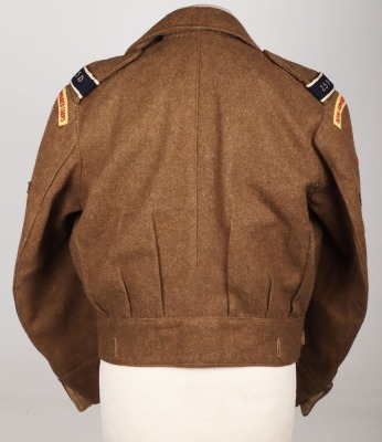 WW2 25th Dragoons Royal Armoured Corps Battle Dress Blouse - 2