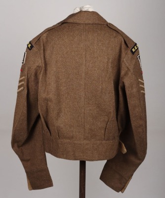 WW2 British REME 21st Indian Corps / Eastern Command (India) Battle Dress Blouse - 2