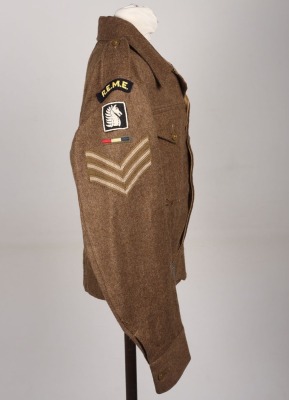 WW2 British REME 21st Indian Corps / Eastern Command (India) Battle Dress Blouse - 3
