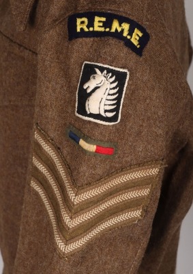 WW2 British REME 21st Indian Corps / Eastern Command (India) Battle Dress Blouse - 5