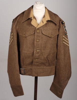 WW2 British REME 21st Indian Corps / Eastern Command (India) Battle Dress Blouse - 9