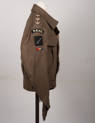 WW2 7th Indian Infantry Division REME Battle Dress Blouse - 3