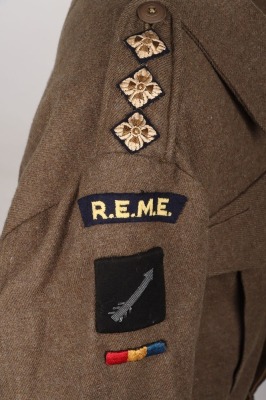 WW2 7th Indian Infantry Division REME Battle Dress Blouse - 4