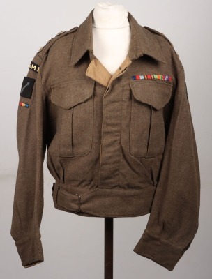 WW2 7th Indian Infantry Division REME Battle Dress Blouse - 9