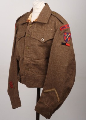 1945 Belgium Made British Royal Engineers 21st Army Group Battle Dress Blouse