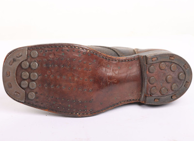 Rare WW1 British B5 Boots 1917 Dated - 6