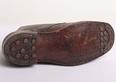 Rare WW1 British B5 Boots 1917 Dated - 7