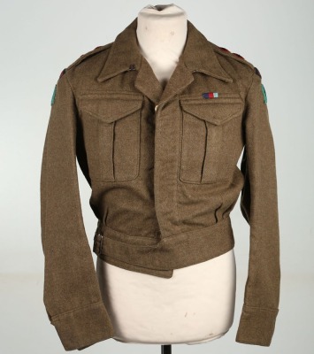 WW2 2nd Gurkha Rifles Officers Battle Dress Blouse - 2