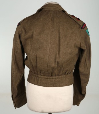 WW2 2nd Gurkha Rifles Officers Battle Dress Blouse - 4