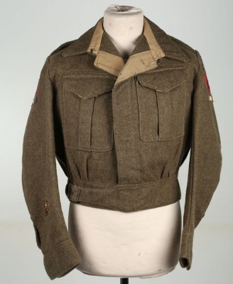WW2 REME South East Asia Command 15th Indian Corps Battle Dress Blouse - 2