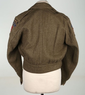 WW2 REME South East Asia Command 15th Indian Corps Battle Dress Blouse - 4