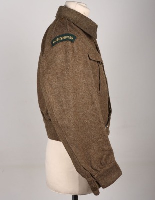 County of London Yeomanry Sharpshooters 56th (London) Armoured Division Battle Dress Blouse - 3