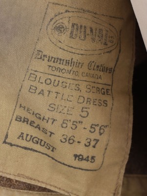 County of London Yeomanry Sharpshooters 56th (London) Armoured Division Battle Dress Blouse - 8