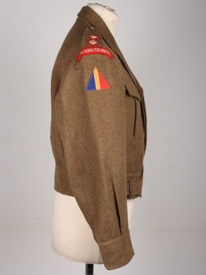 Scarce Hong Kong Regiment Officers Battle Dress Blouse - 3
