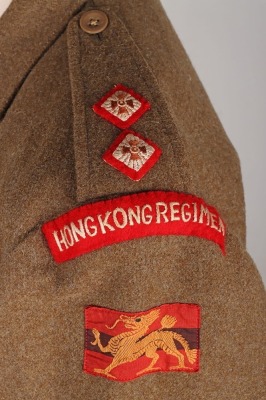 Scarce Hong Kong Regiment Officers Battle Dress Blouse - 5
