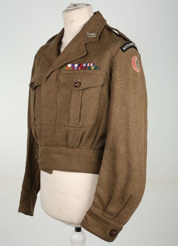 WW2 Northamptonshire Yeomanry Military Cross Winners Battle Dress Blouse