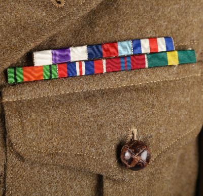 WW2 Northamptonshire Yeomanry Military Cross Winners Battle Dress Blouse - 7