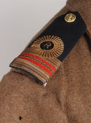 British Royal Naval Reserve Lieutenant Commanders Battle Dress Blouse of a Veteran of North Atlantic, Africa & Burma Campaigns in WW2 - 5