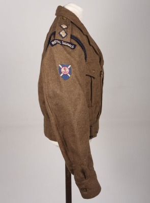 Royal Signals 264th (Scottish) Beach Brigade Battle Dress Blouse - 3