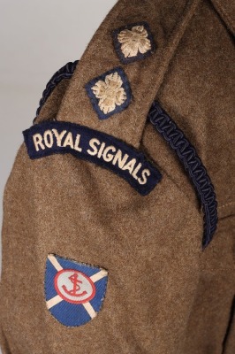 Royal Signals 264th (Scottish) Beach Brigade Battle Dress Blouse - 4