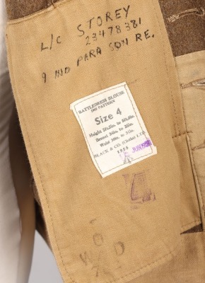 British Battle Dress Blouse of Lance Corporal Storey, 9th Independent Parachute Squadron Royal Engineers - 5