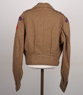 British Officers 304th (Essex Yeomanry) Field Regiment Royal Artillery Battle Dress Blouse - 2
