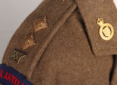 British Officers 304th (Essex Yeomanry) Field Regiment Royal Artillery Battle Dress Blouse - 5