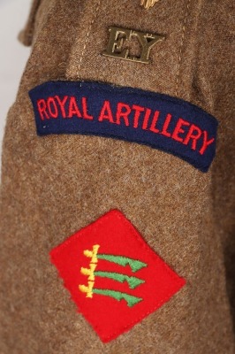 British Officers 304th (Essex Yeomanry) Field Regiment Royal Artillery Battle Dress Blouse - 6