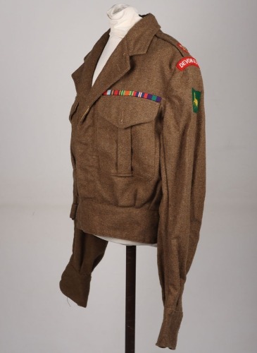British Officers Battle Dress Blouse Former Member of the 44th (Indian) Airborne Division in WW2