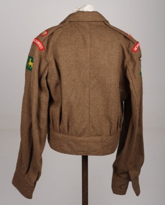 British Officers Battle Dress Blouse Former Member of the 44th (Indian) Airborne Division in WW2 - 2