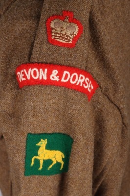 British Officers Battle Dress Blouse Former Member of the 44th (Indian) Airborne Division in WW2 - 5