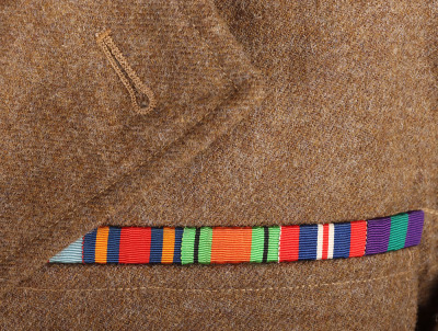 British Officers Battle Dress Blouse Former Member of the 44th (Indian) Airborne Division in WW2 - 6