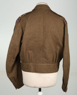 British Royal Army Chaplains Department Battle Dress of a Chaplain Decorated with Foreign Awards During WW2 - 4