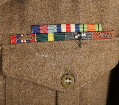 British Royal Army Chaplains Department Battle Dress of a Chaplain Decorated with Foreign Awards During WW2 - 6